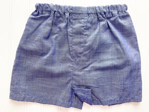 Shorts- Navy Chambray