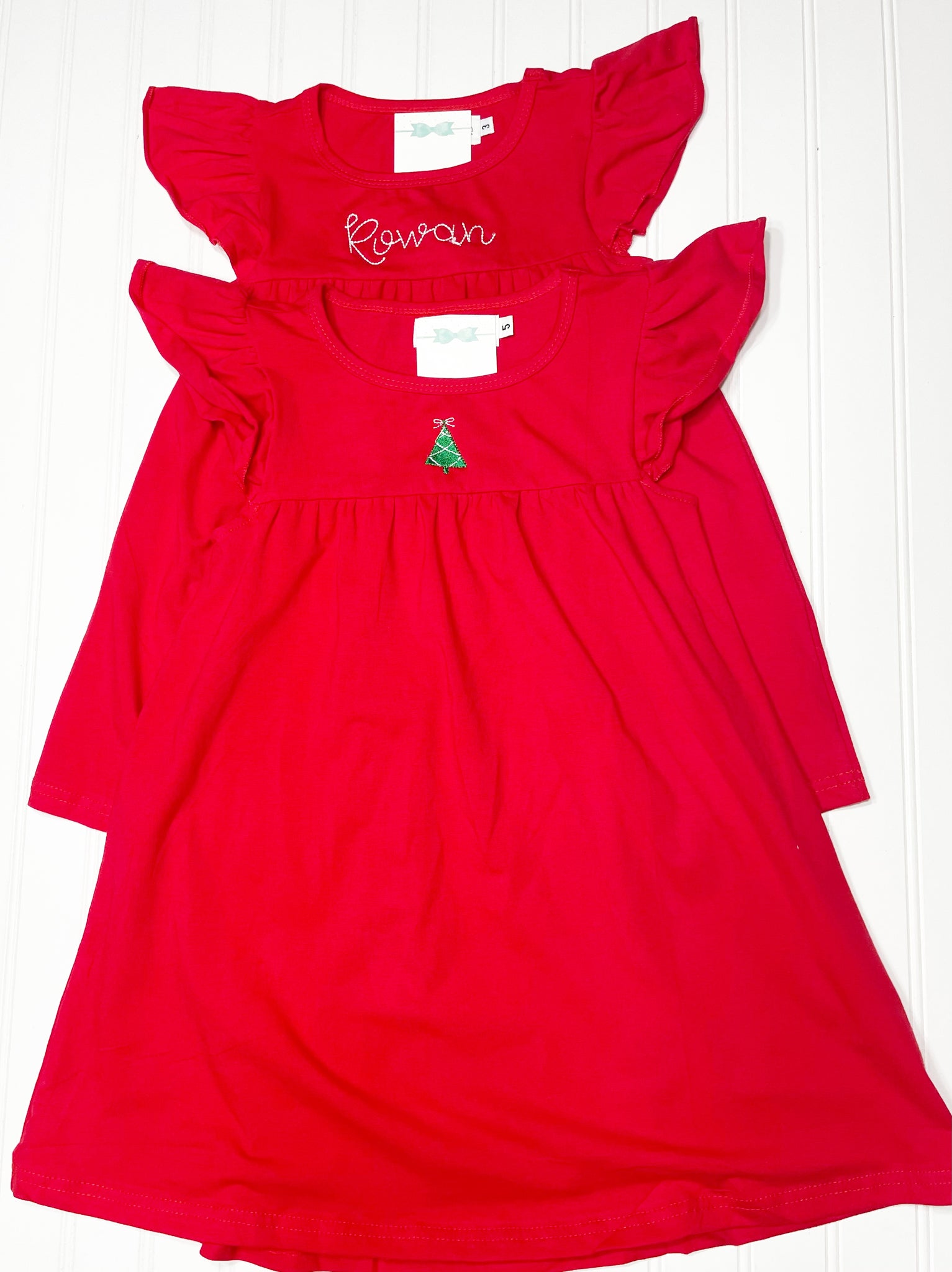 Red Flutter Dress