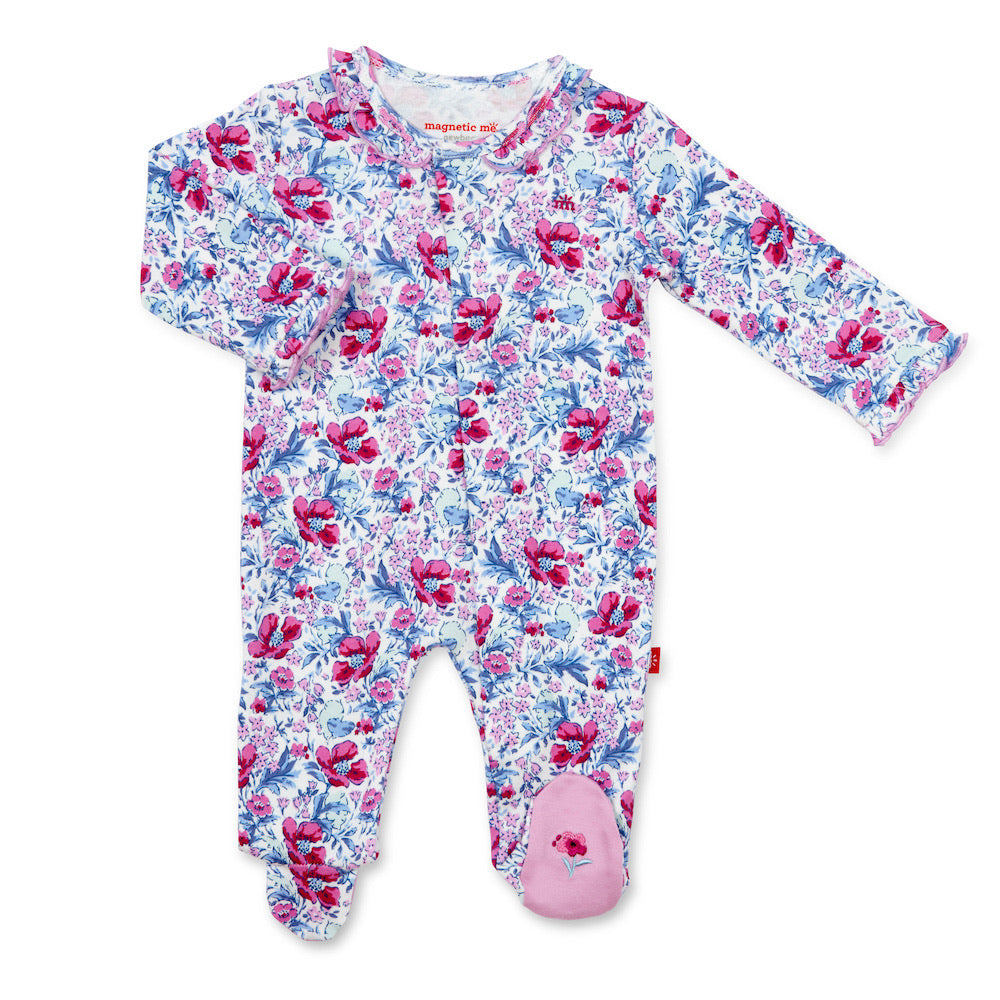 Darlington Floral Footie- Magnetic Me